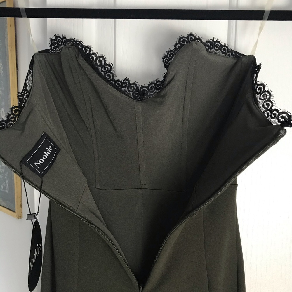 Nookie front-slit, bodycon cocktail dress - Picture 15 of 15